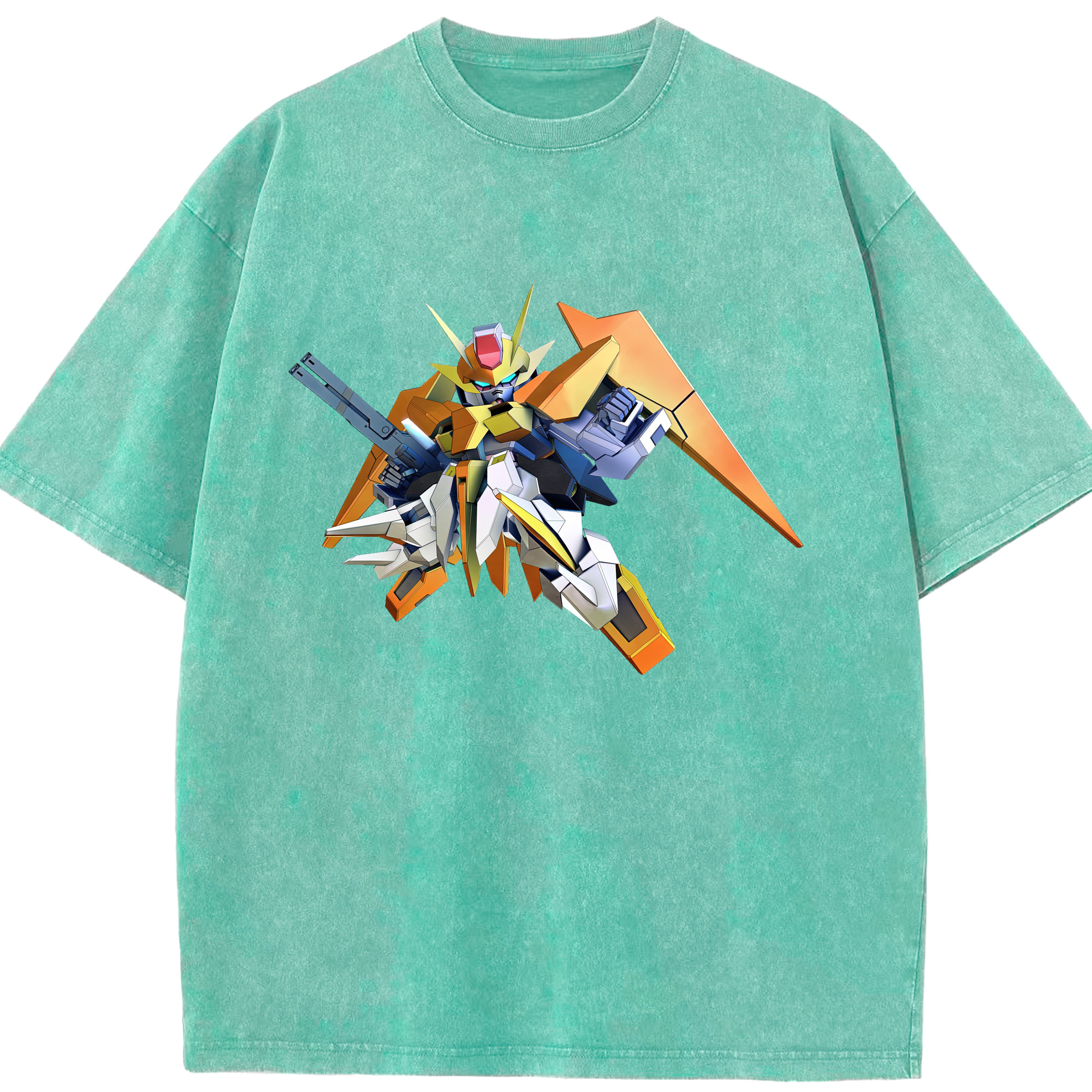 （画像用） 機動戦士ガンダム Mobile Suit Gundam 綿100% ヴィンテージ風 半袖Tシャツ（フロントプリント）